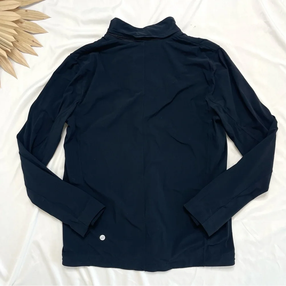 Vimmia Black Full Zip Shell Nylon Track Athletic Running Outdoor Jacket Medium